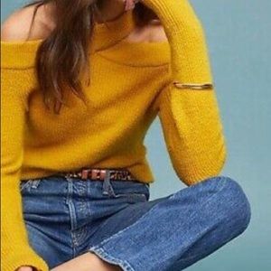 Anthropologie Cold Shoulder Sweater!